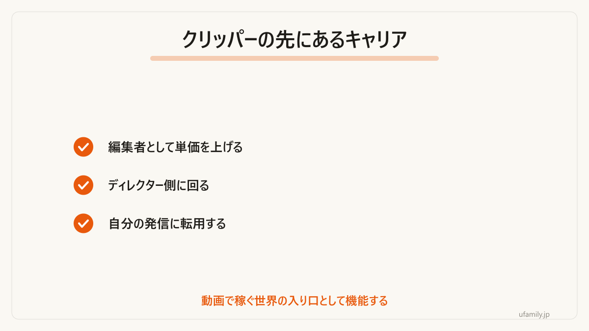 クリッパーの先に見えている3つのキャリアの枝です。